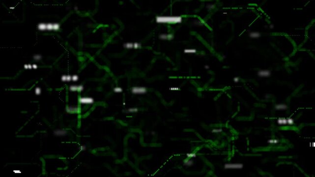 Dark cyberspace background with glowing binary particles, representing secure digital communication systems.