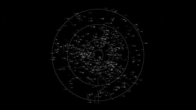 Radar surveillance detection HUD technology tracks multiple targets