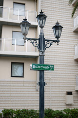 street lamp on the street