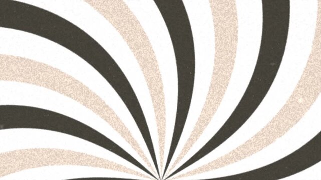 Retro rotating sunburst pattern vintage swirl hypnotize radial suitable for backgrounds, motion graphics, nostalgic themes, and hypnotic visual effects.