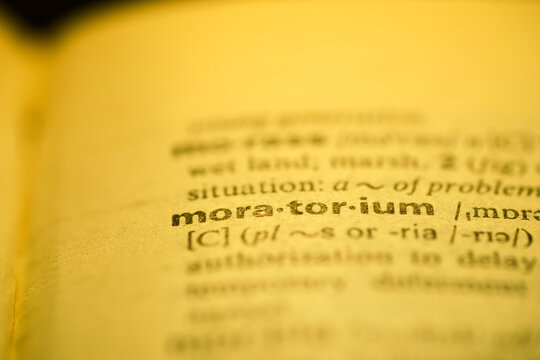 moratorium word dict