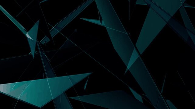 Abstract black green tosca glass texture background, bright color gradient shape, noise texture poster cover design
