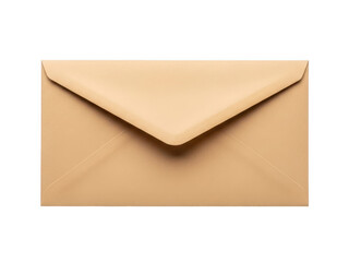 Brown envelope isolated on transparent background