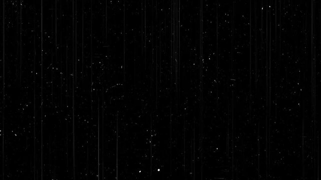 Noise, dirt, dust, scratches and grain on old, damaged film surface. old film grain overlay. reel clutter old tv grain noise frame.