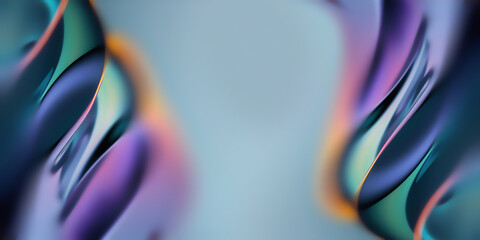 Abstract Shapes Create a Colorful Background Design