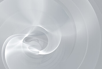 Abstract Design With Soft Curves and Light Tones in Motion