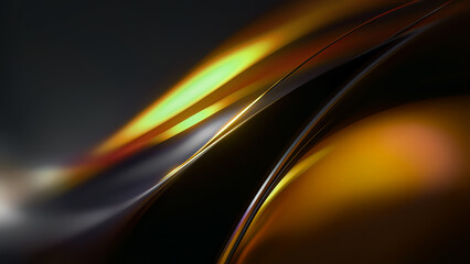 Obraz premium Colorful Swirls Form an Abstract Curved Design