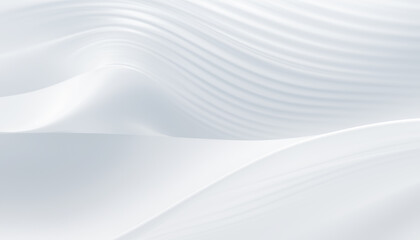 Curved Lines Form Smooth Texture on White Background