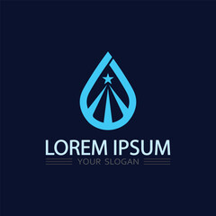 Fun Splash Wave Logo Design For Water Park Kids And Family Activities