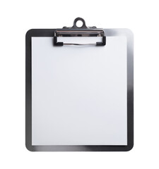 Blank White Paper Clipboard: Empty Document Holder for Notes, Tasks, and Business Concepts