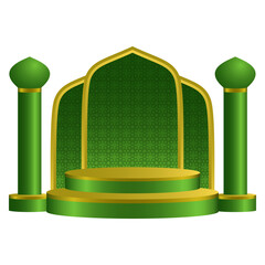Islamic Podium Display
