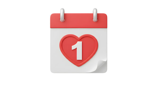calendar heart event