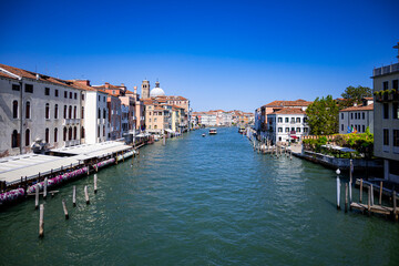 Fototapeta premium View of the Grand Canal in Venice (Italy)