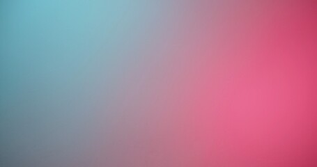 A smooth gradient blend of vibrant pink and blue colors, creating a soothing and modern abstract background.