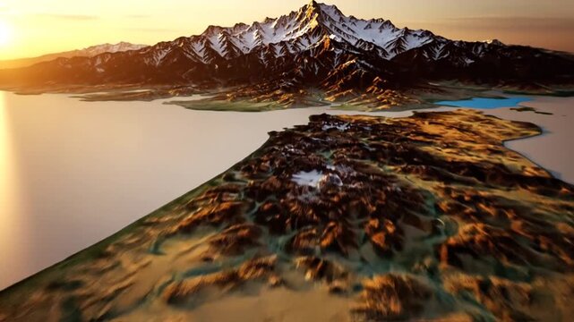 Detailed map of Israel showcasing its diverse terrain and geographical features.