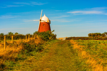 Halnaker Windmill in Sussex, England