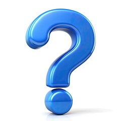 blue question mark