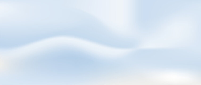 Abstract airy white blue cloud gradient background with soft diffused light and subtle atmospheric flow. Minimal light blue sky backdrop for digital design, branding, presentations, headers