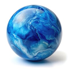 blue glass sphere