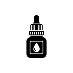 Dropper Bottle Icon Medicine and Essential Oil