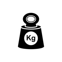 Obraz premium Kg Weight Icon Calibration and Measurement Symbol