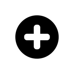 Obraz premium Plus Icon Add Button Symbol