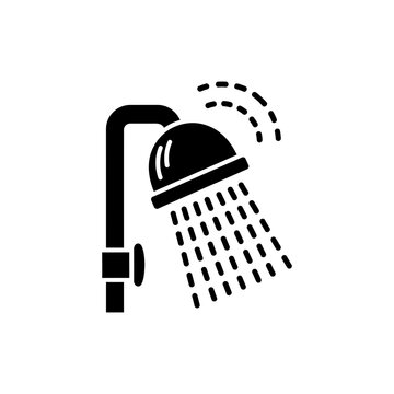 Shower Head Water Steam Icon