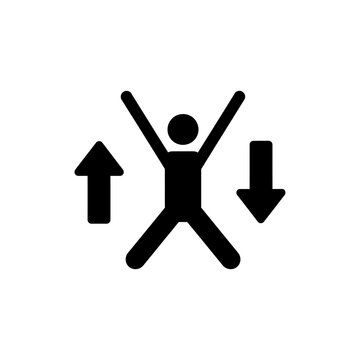 Jumping Jack Icon Exercise Fitness Movement