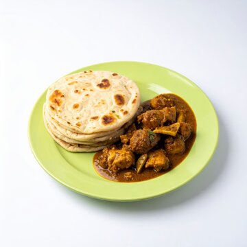 South Indian Parotta and Chicken Curry