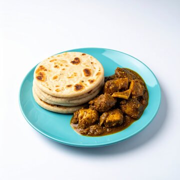 South Indian Parotta and Chicken Curry