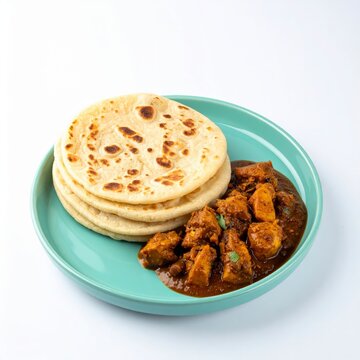 South Indian Parotta and Chicken Curry