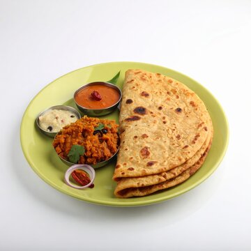 South Indian Parotta and Chicken Curry