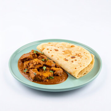 South Indian Parotta and Chicken Curry