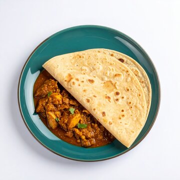 South Indian Parotta and Chicken Curry