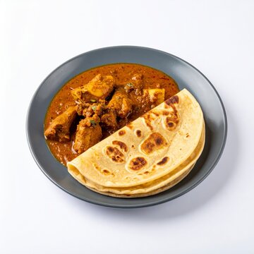 South Indian Parotta and Chicken Curry