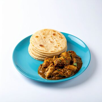 South Indian Parotta and Chicken Curry