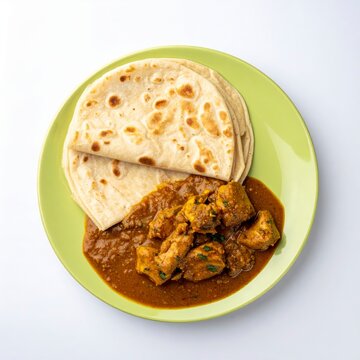 South Indian Parotta and Chicken Curry