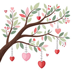 tree with heart