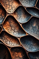 Abstract organic wallpaper background design. Generative Ai