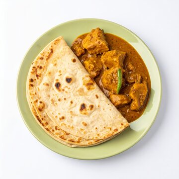 South Indian Parotta and Chicken Curry