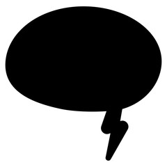 Speech Bubble, Talk Bubble. Cloud Speech Bubbles 