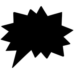 Speech Bubble, Talk Bubble. Cloud Speech Bubbles 