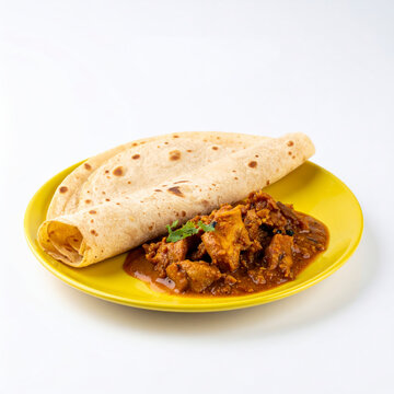 South Indian Parotta and Chicken Curry