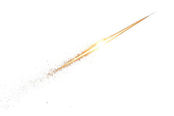 A stylized orange and yellow lightning bolt icon isolated on transparent background