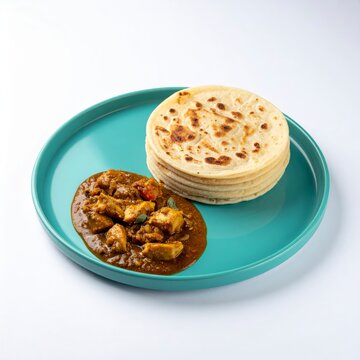 South Indian Parotta and Chicken Curry