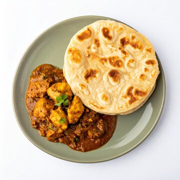 South Indian Parotta and Chicken Curry