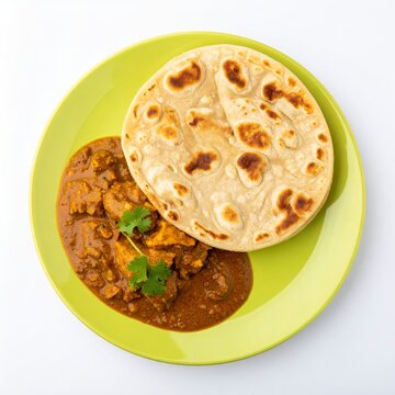 South Indian Parotta and Chicken Curry