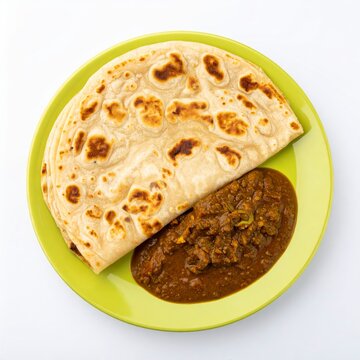 South Indian Parotta and Chicken Curry