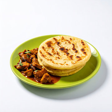 South Indian Parotta and Chicken Curry