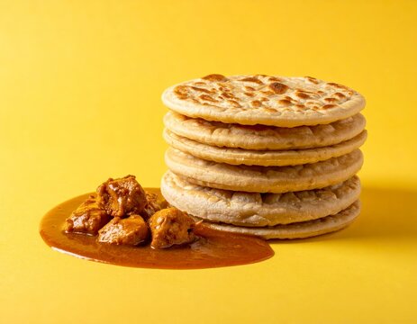 South Indian Parotta and Chicken Curry